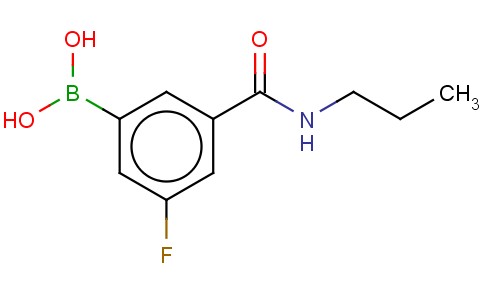 3-FLUORO-5-(PROPYLCARBAMOYL)PHENYLBORONIC ACID